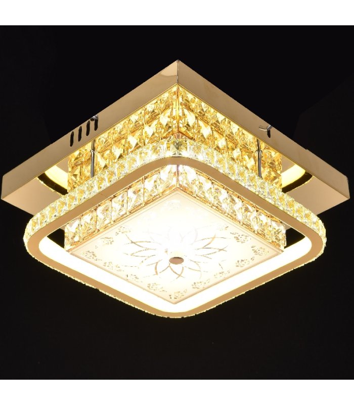 Lustra LED 60W Crystal Gold